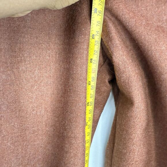 Paul Frederick Men’s 36x28 Brown Pleated Dress Pants Cuffed Wool Cashmere - Picture 12 of 14